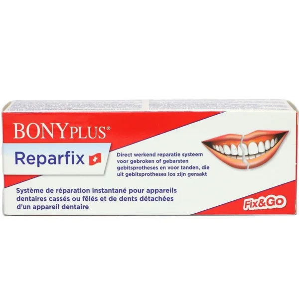 Bonyplus SOS Reparfix Kit Complet de Réparation pour Prothèse Dentaire