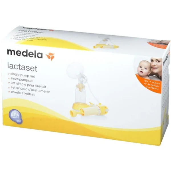 Medela Lactaset Set Simple pour Tire-Lait Expression Manuelle ou Électrique