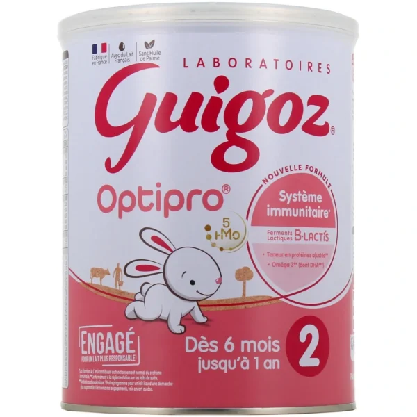 Guigoz Optipro Lait 2ème âge - 800g