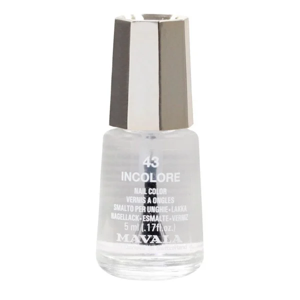 Mavala Mini Color Vernis à Ongles Incolore 043 Basic Incolore Petit Flacon 5 ml