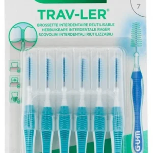 GUM Trav-Ler Brossettes Interdentaires Réutilisables 1614 1,6 mm Boîte de 6