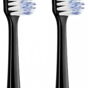 GUM Sonic Daily Recharges Têtes de Brosse Souples Noires 4110 Lot de 2