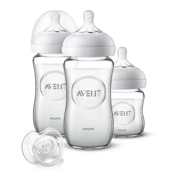 Philips Avent Kit Natural 2.0 Biberons en Verre Nouveau-Né