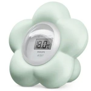 Philips Avent Thermomètre Numérique Chambre et Bain Fleur Vert
