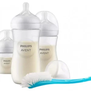 Philips Avent Natural Response Coffret de Naissance 3 Biberons et Goupillon