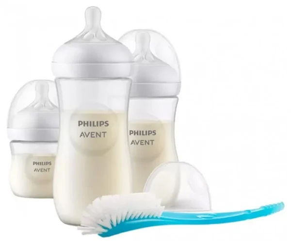Philips Avent Natural Response Coffret de Naissance 3 Biberons et Goupillon