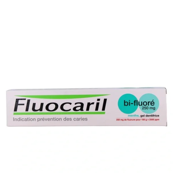Fluocaril Dentifrice Bi-fluoré menthe 250mg tube 125 ml