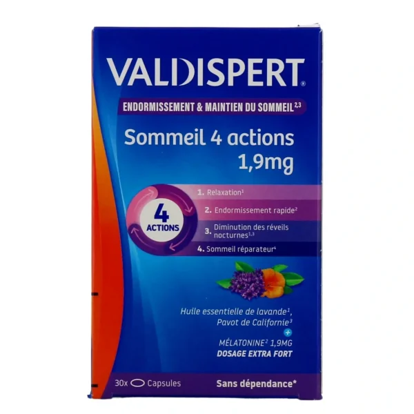 Valdispert 4 Action 1,9 mg Comprimés 30