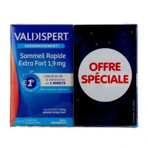 Valdispert Mélatonine 1,9 mg - Comprimés Orodispersibles (Lot de 2x40)