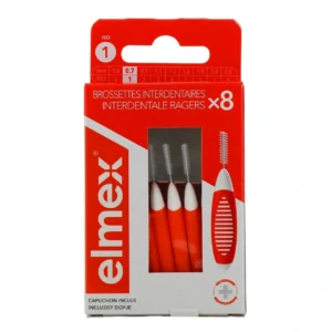 8 Brossettes Interdentaires - Taille : 0,7 mm