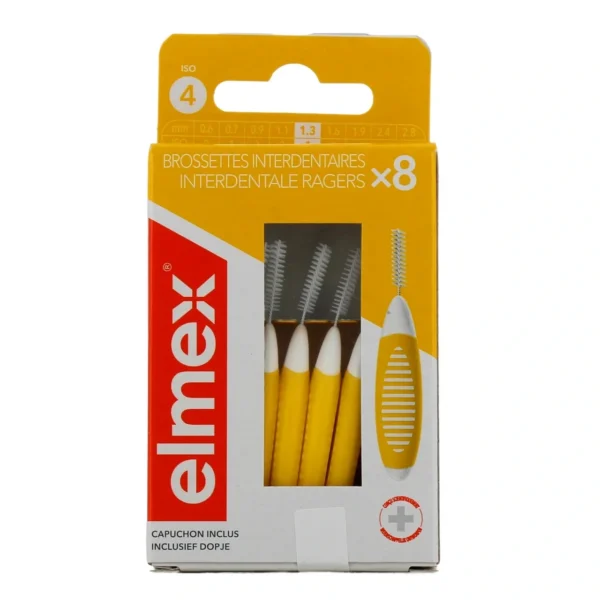 8 Brossettes Interdentaires - Taille : 1,3 mm